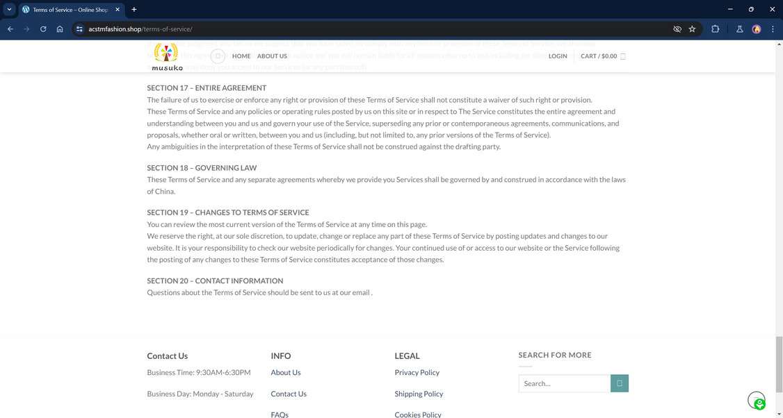 Acstmfashion.shop scam