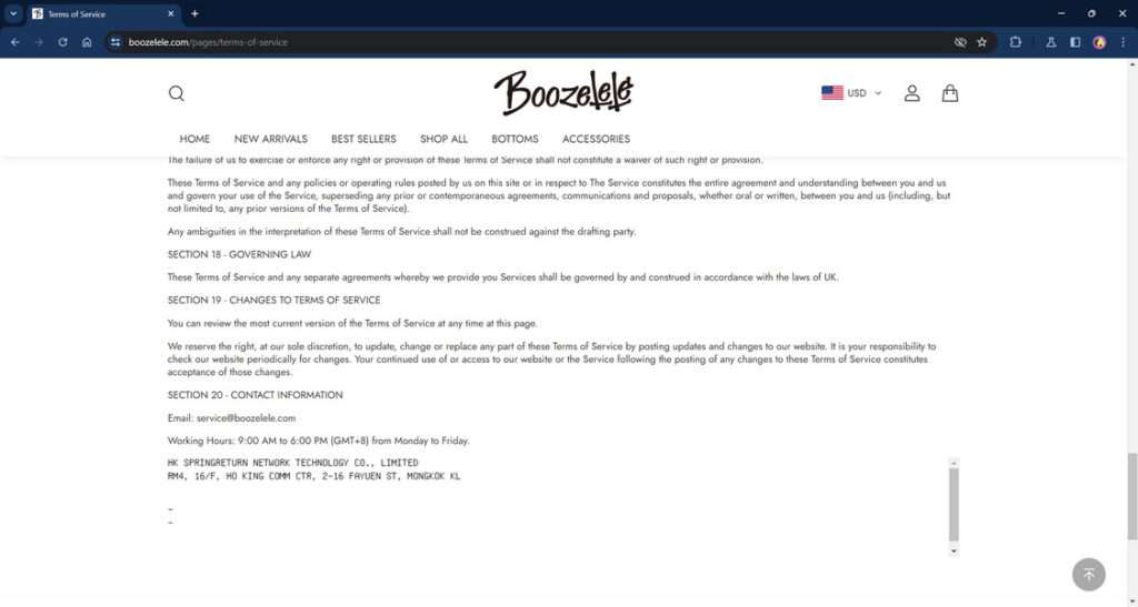 Boozelele.com scam