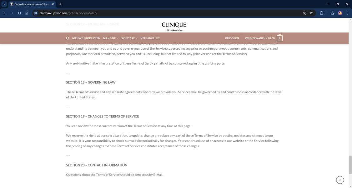 Chicmakeupshop.com scam