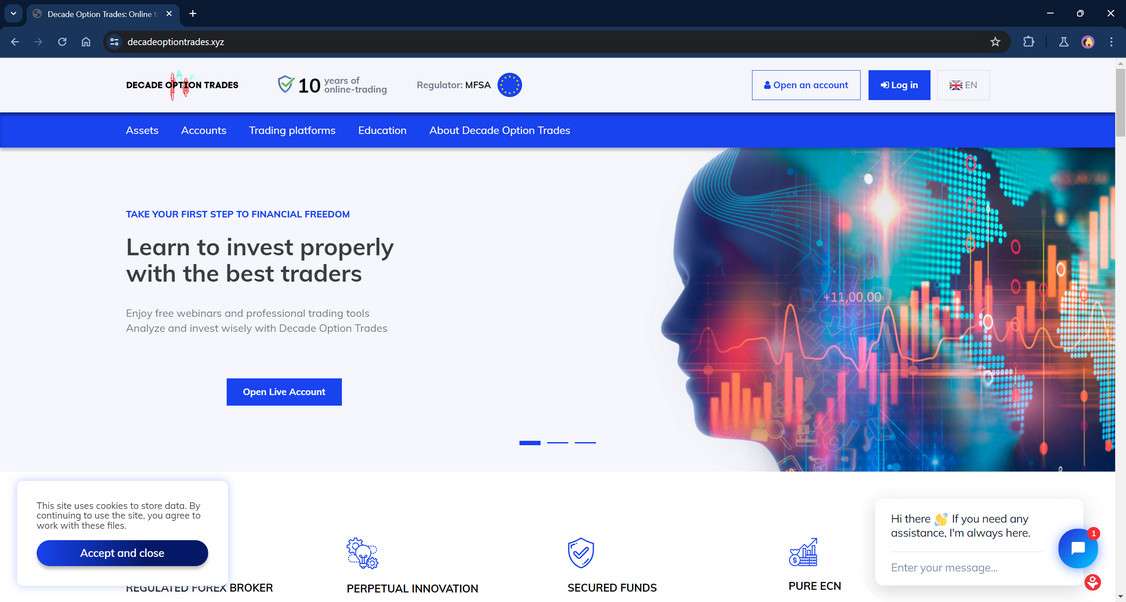 Decadeoptiontrades.xyz scam