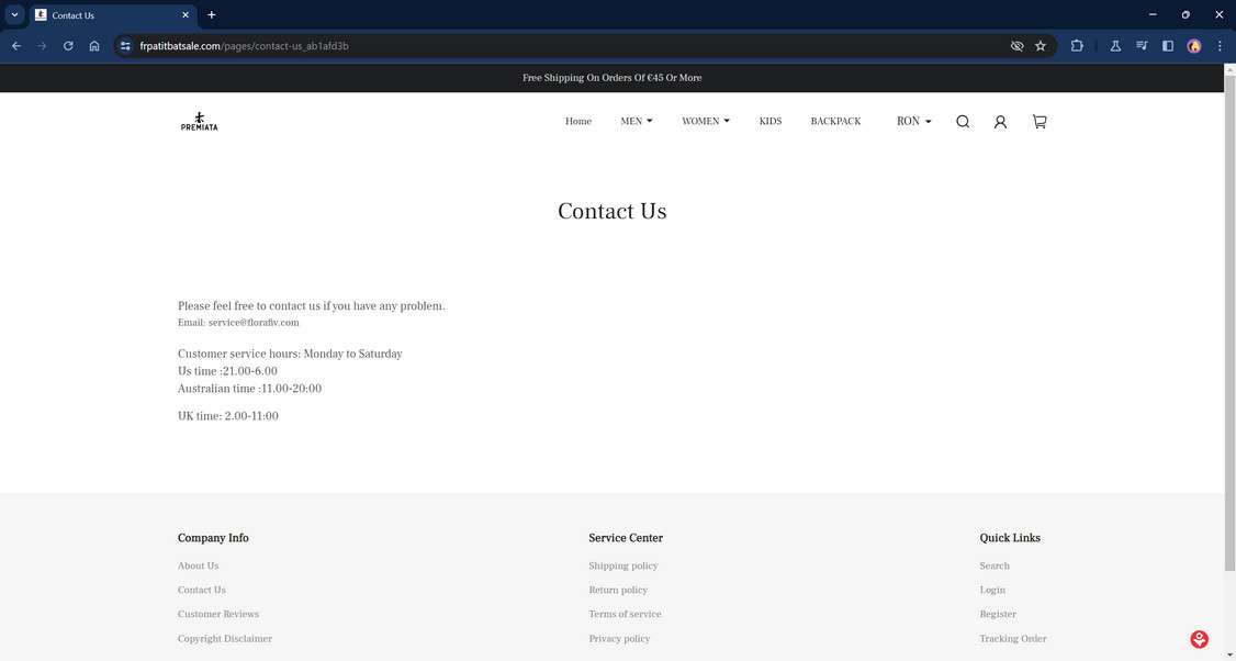 Frpatitbatsale.com scam