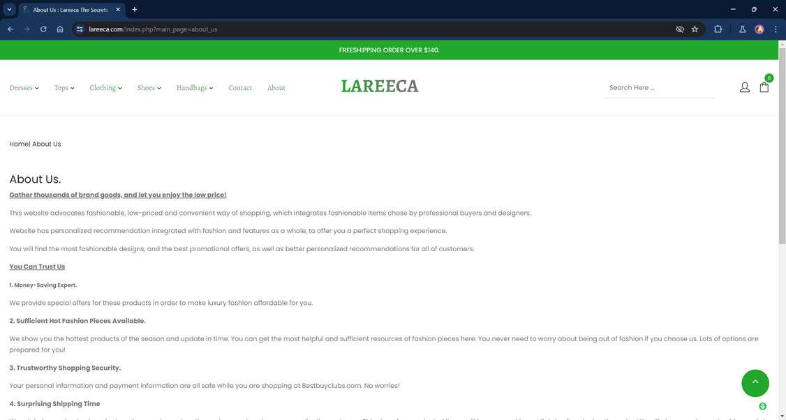 Lareeca.com scam
