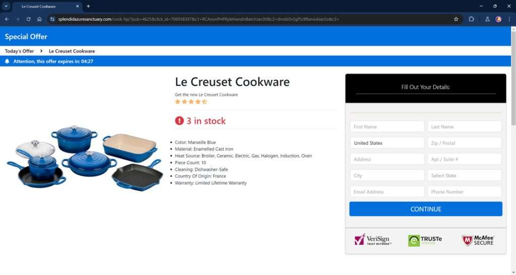 Le Creuset Cookware