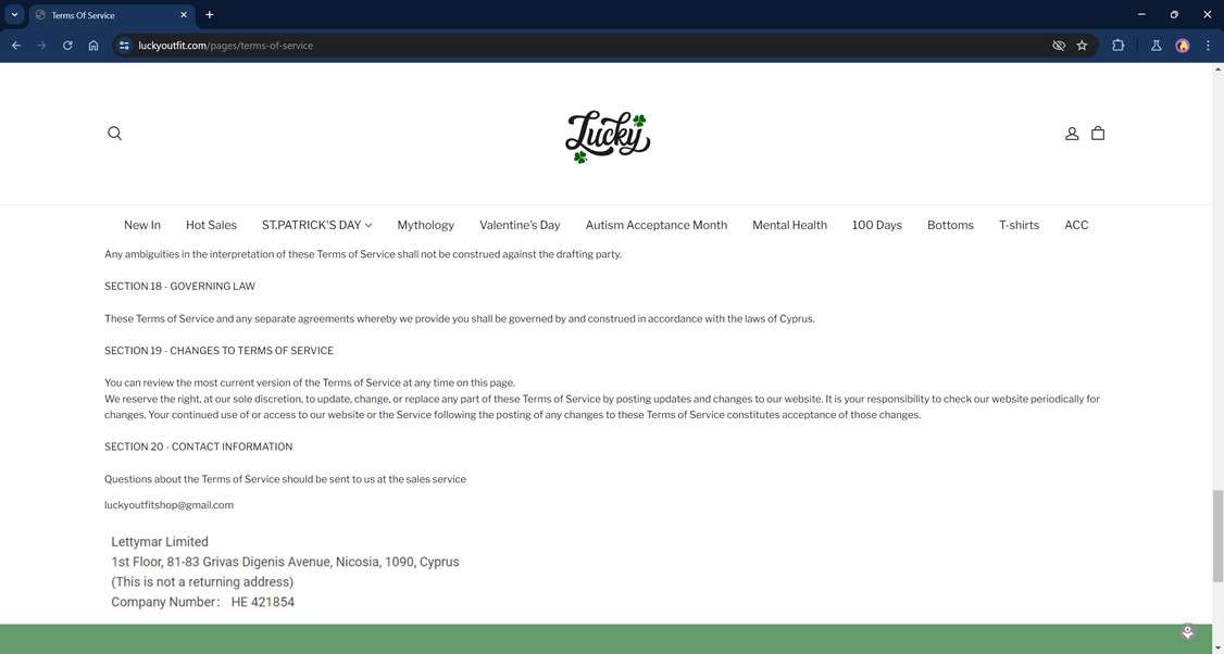 Luckyoutfit.com scam