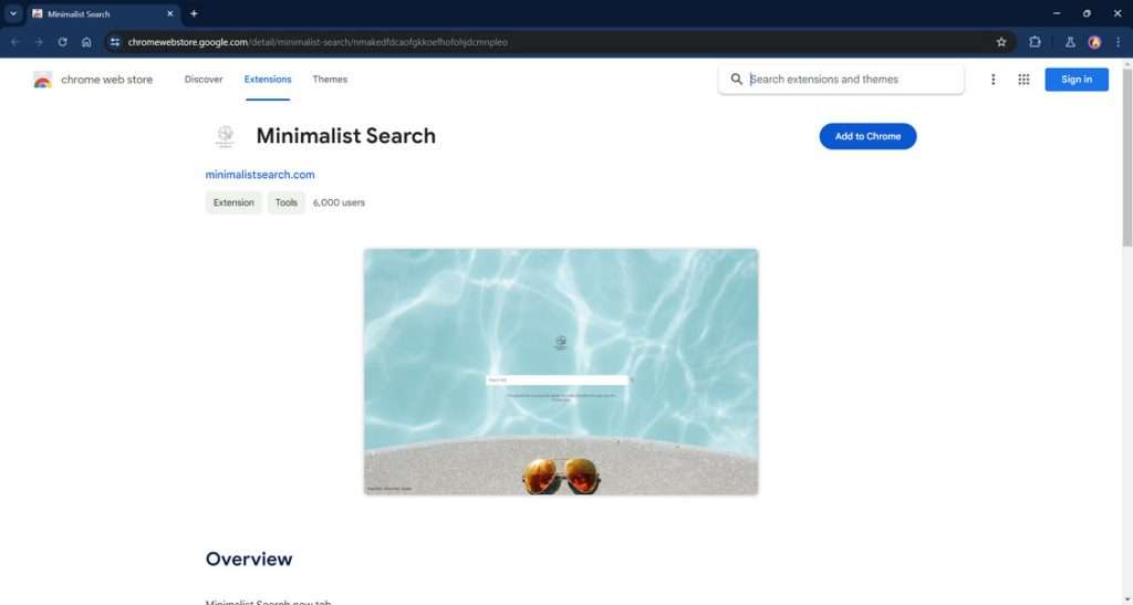 Minimalist Search