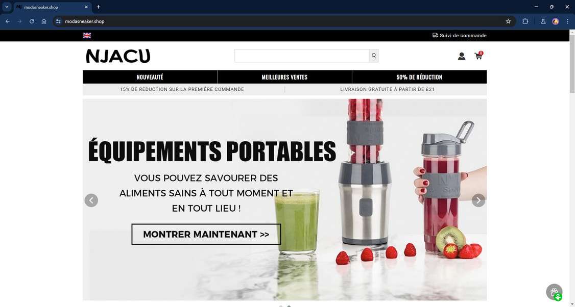 Modasneaker.shop scam