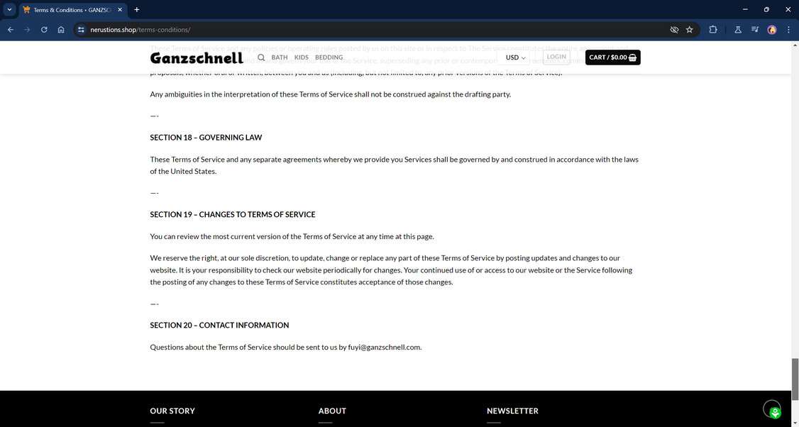 Nerustions.shop scam
