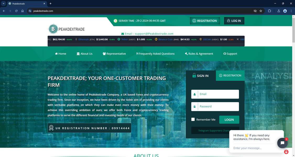 Peakdextrade.com scam