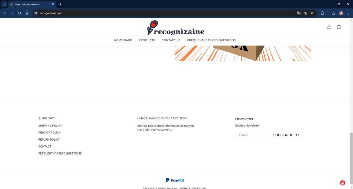 Recognizaine.com scam