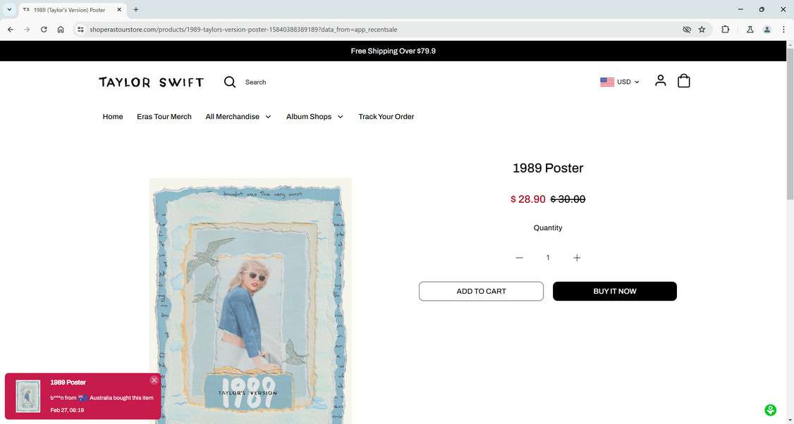 Shoperastourstore.com scam