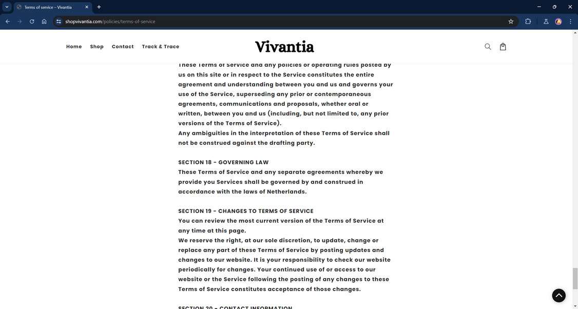 Shopvivantia.com scam