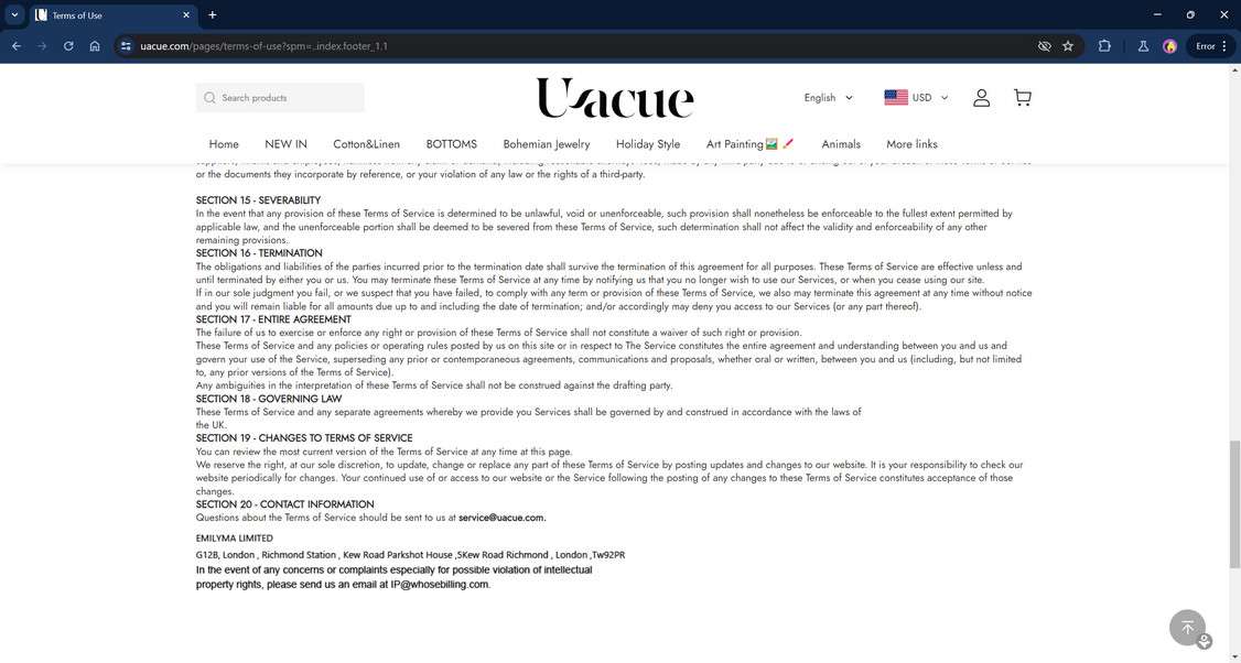Uacue.com scam