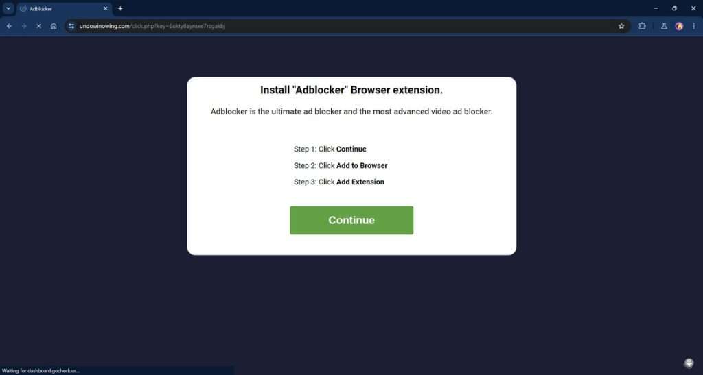 Undowinowing.com malware