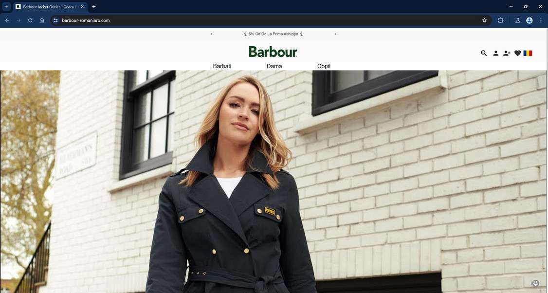 Barbour-romaniaro.com scam