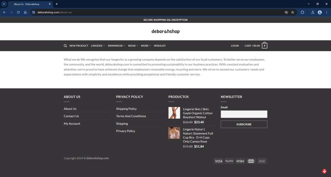 Deborahshop.com scam