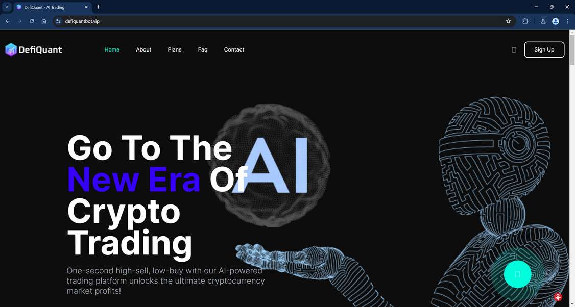 Defiquantbot.vip scam