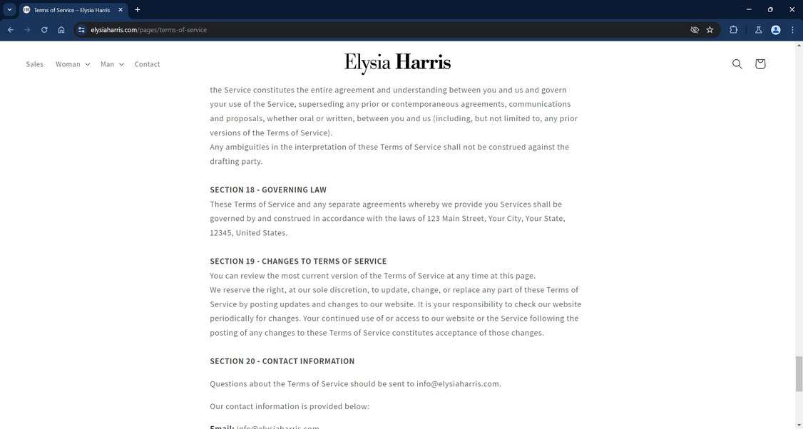 Elysiaharris.com scam