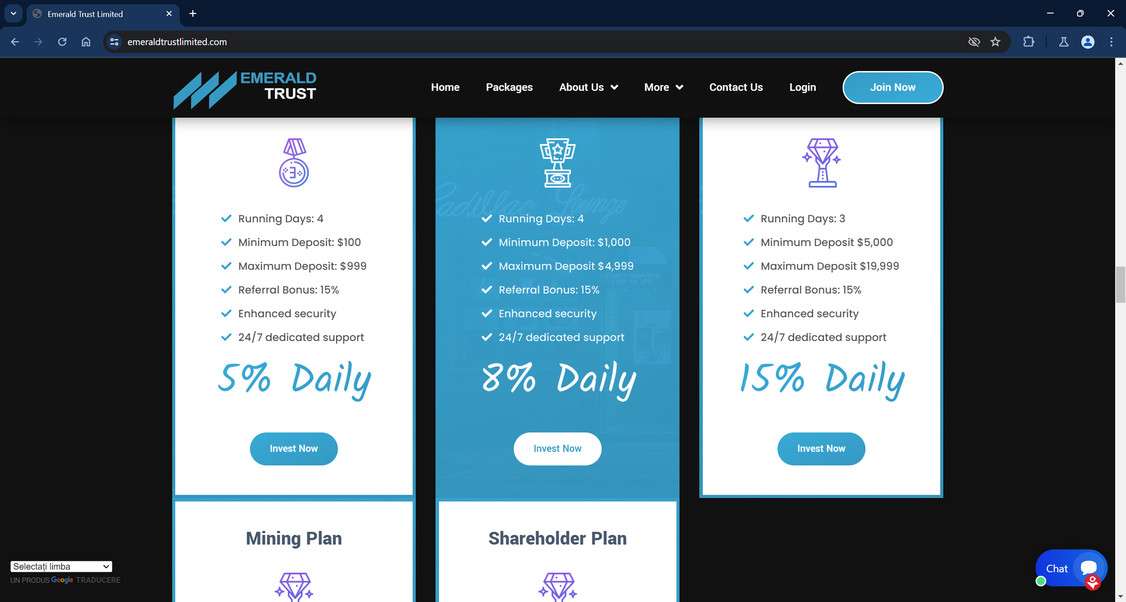 Emeraldtrustlimited.com scam