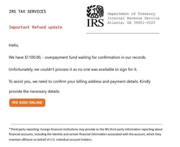 IRS Scam 1