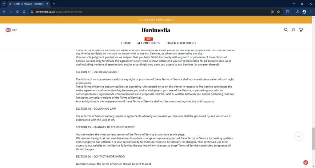 Ifordmedia.co .uk scam
