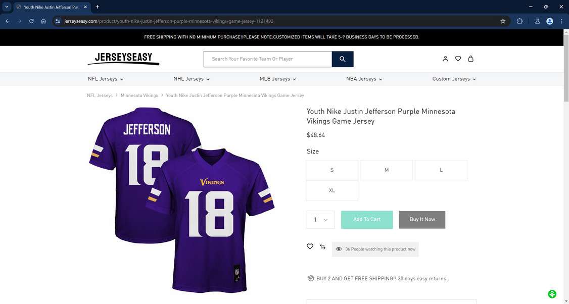 Jerseyseasy.com scam