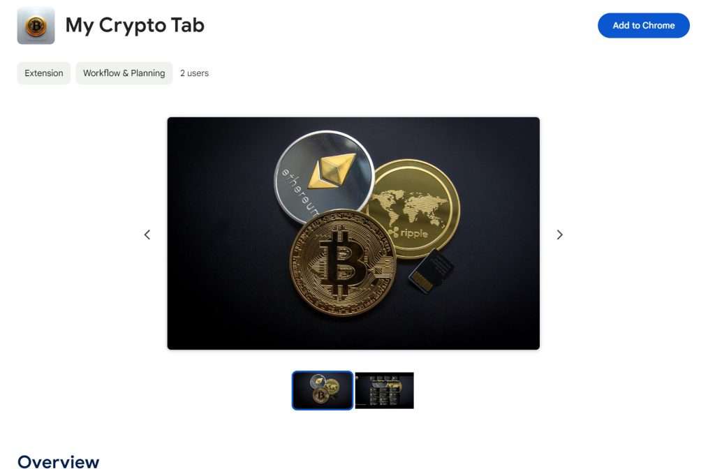 My Crypto Tab