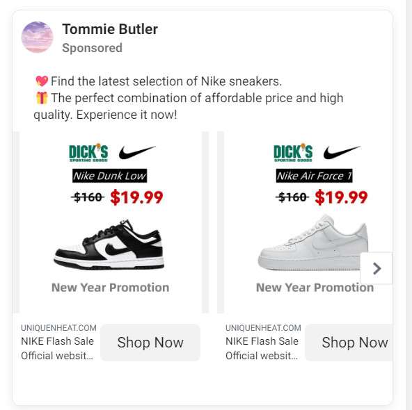 Don't Be Scammed By Fake 90% Off Dick's Sporting Goods Sales