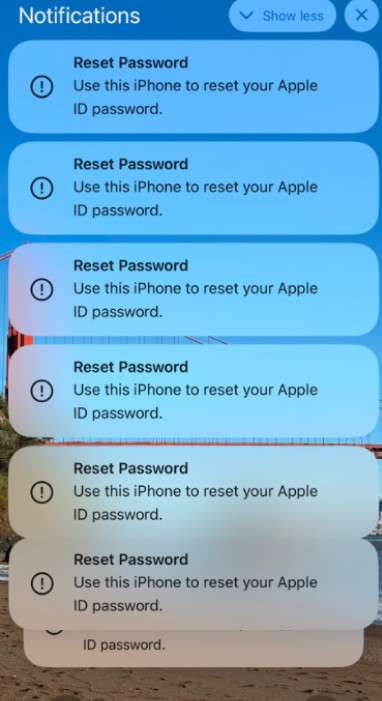 Scam Reset Apple