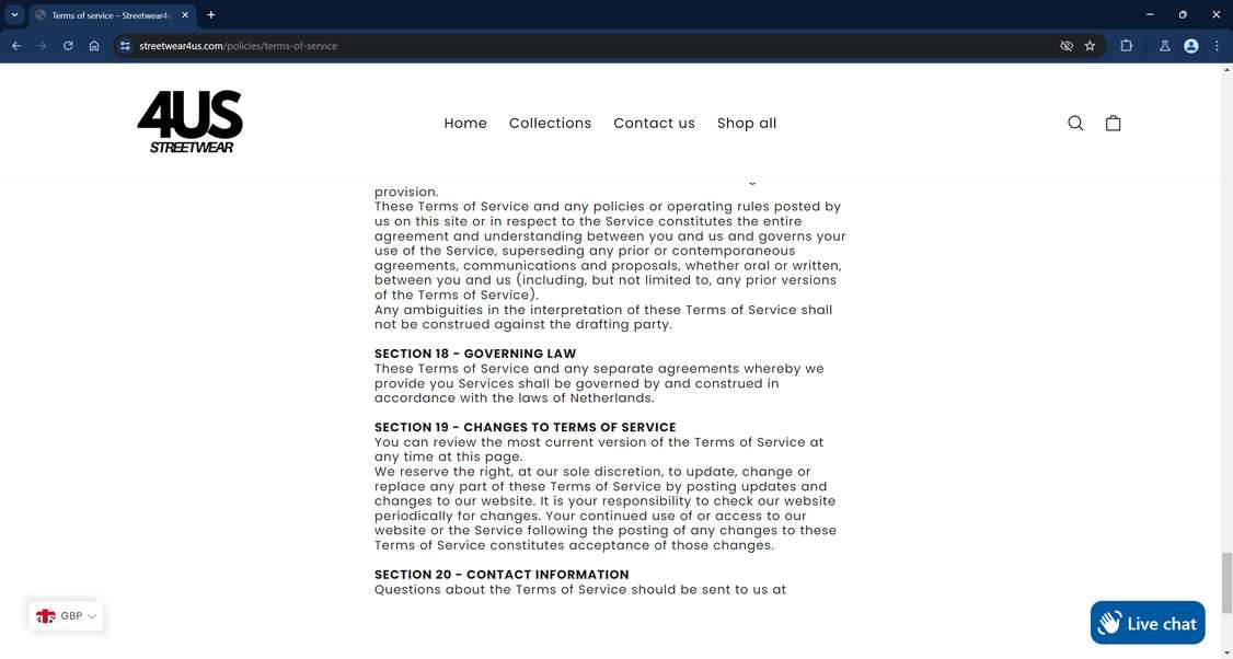 Streetwear4us.com scam