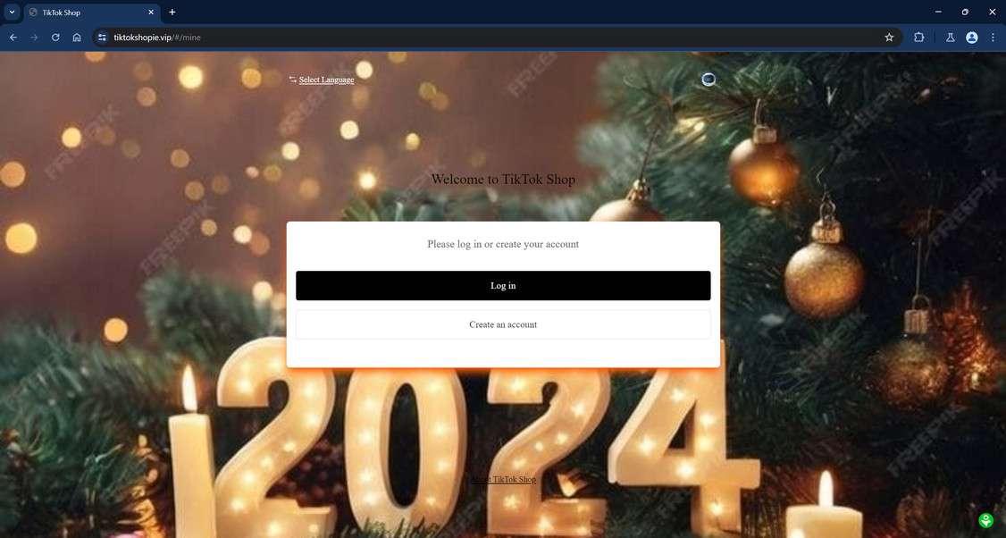 Tiktokshopie.vip scam