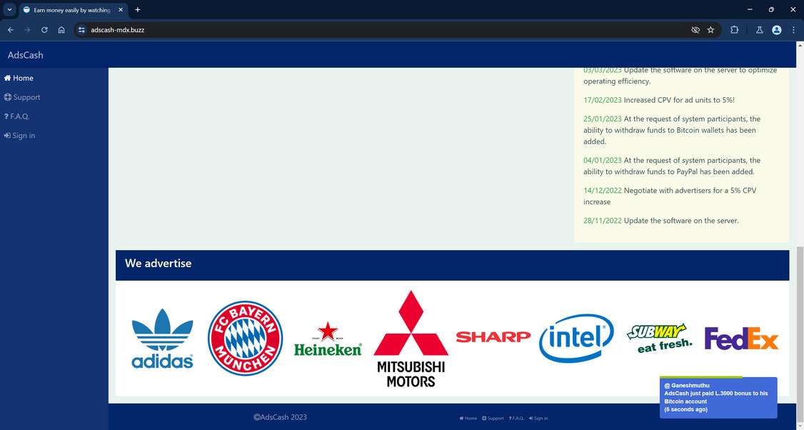 Adscash-mdx.buzz scam