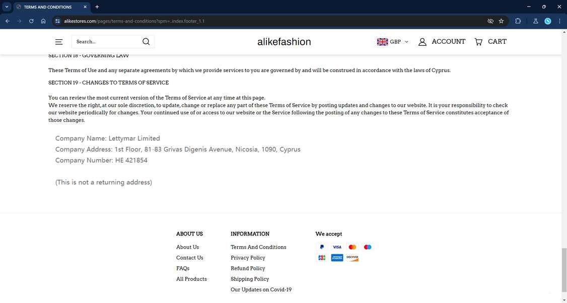 Alikestores.com scam