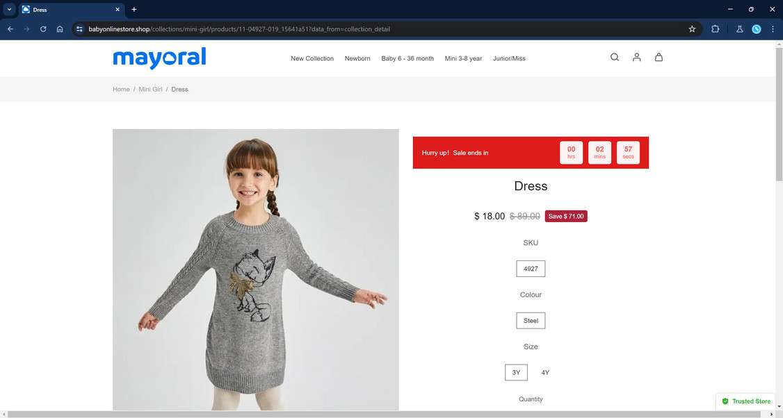 Babyonlinestore.shop scam