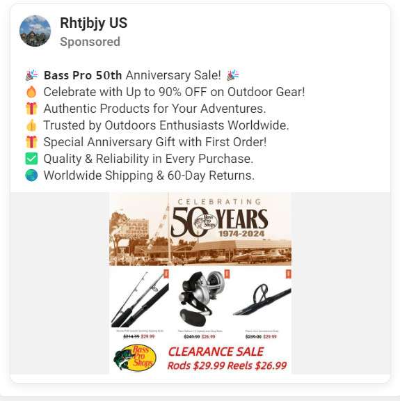 Don't Fall For The Bass Pro Shops 90% Off Clearance Sale Scam