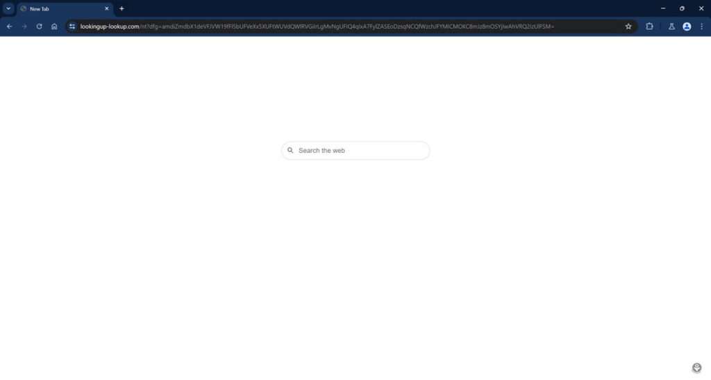 Lookingup-lookup.com browser hijacker