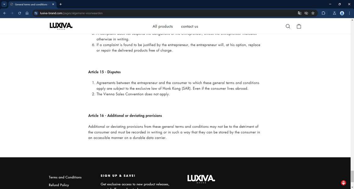 Luxiva-Brand.com scam