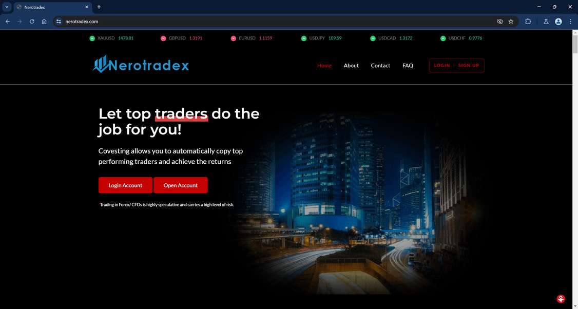 Nerotradex.com scam