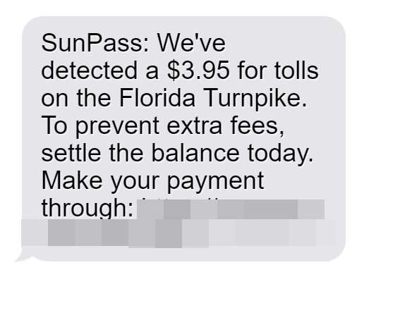 wisconsin toll services text message