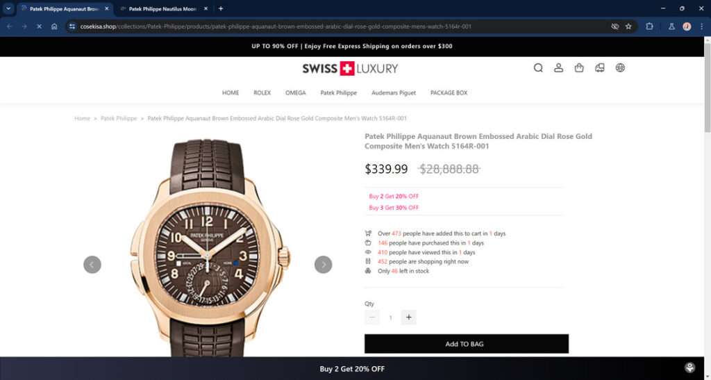 Smart swiss watch scam sale