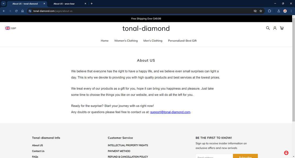 Tonal-Diamond.com scam