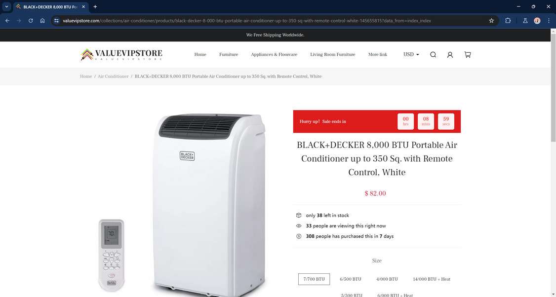 Valuevipstore.com scam