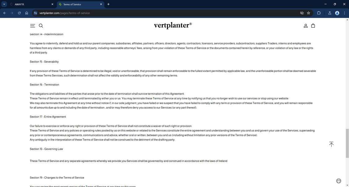 Vertplanter.com scam
