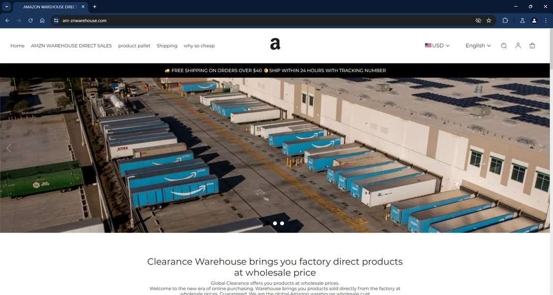 Am-znwarehouse.com scam
