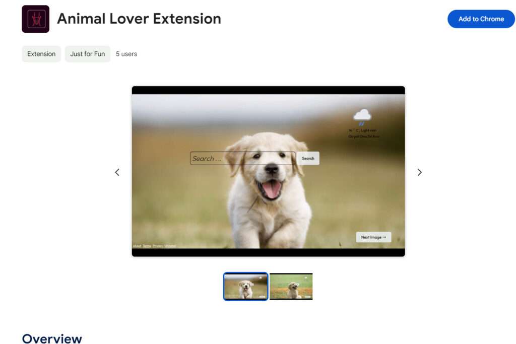 Animal Lover Extension