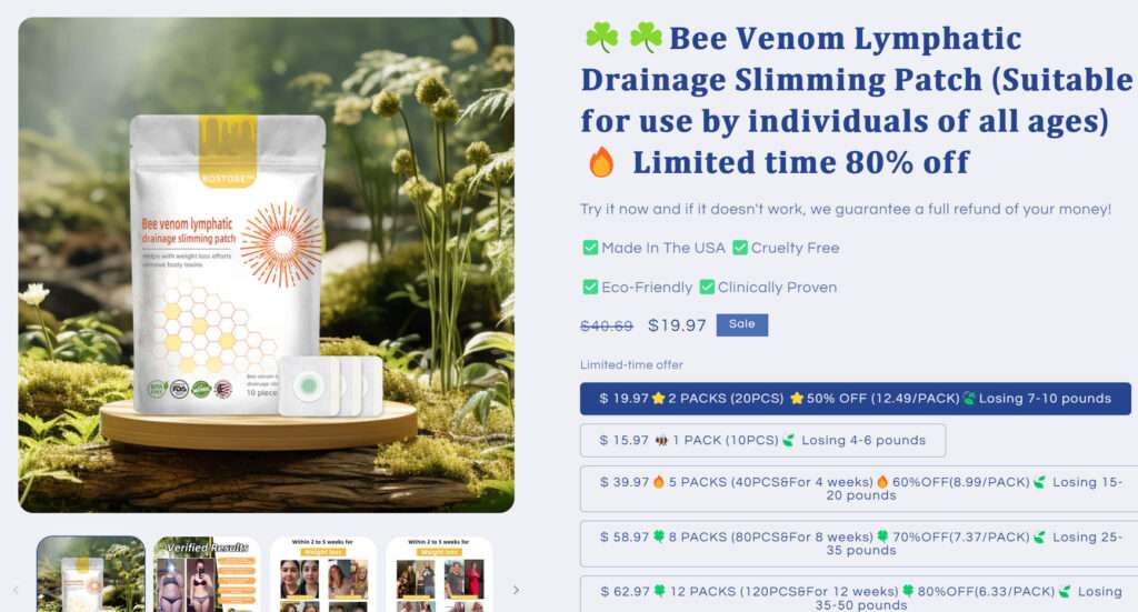 Bee Venom Slimming Patch