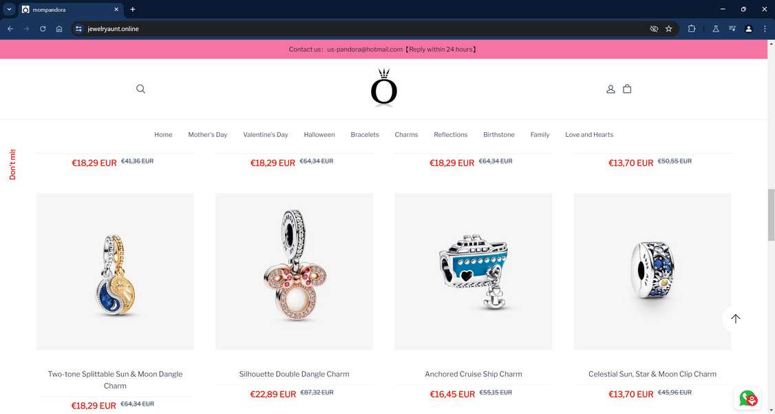 Jewelryaunt.online scam