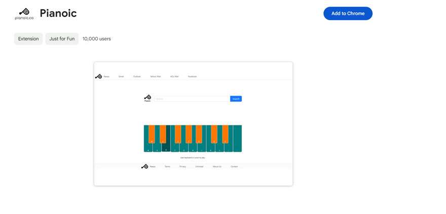 Pianoic browser hijacker