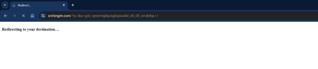 Srcingan.com redirect