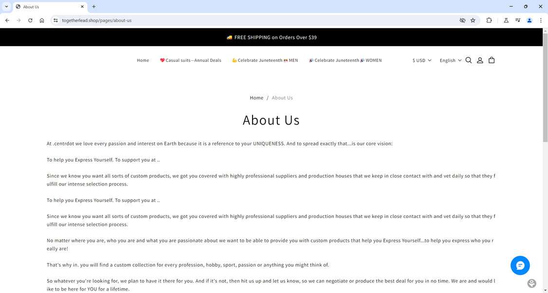 Togetherlead.shop scam