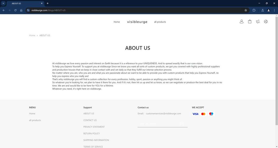 Visibleurge.com scam